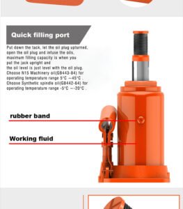Hydraulic Bottle Jack – 50 Ton HARDEN - 730150