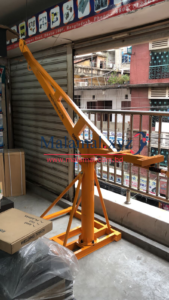 Electric Mini Crane with Rope Hoist 500 Kg 50 Mtr Winch